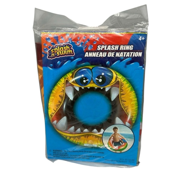 SPLASH-N-SWIM SPLASH RING FLOAT BUNDLE (3) POOL BEACH LAKE TOY FUN - Picture 4 of 6
